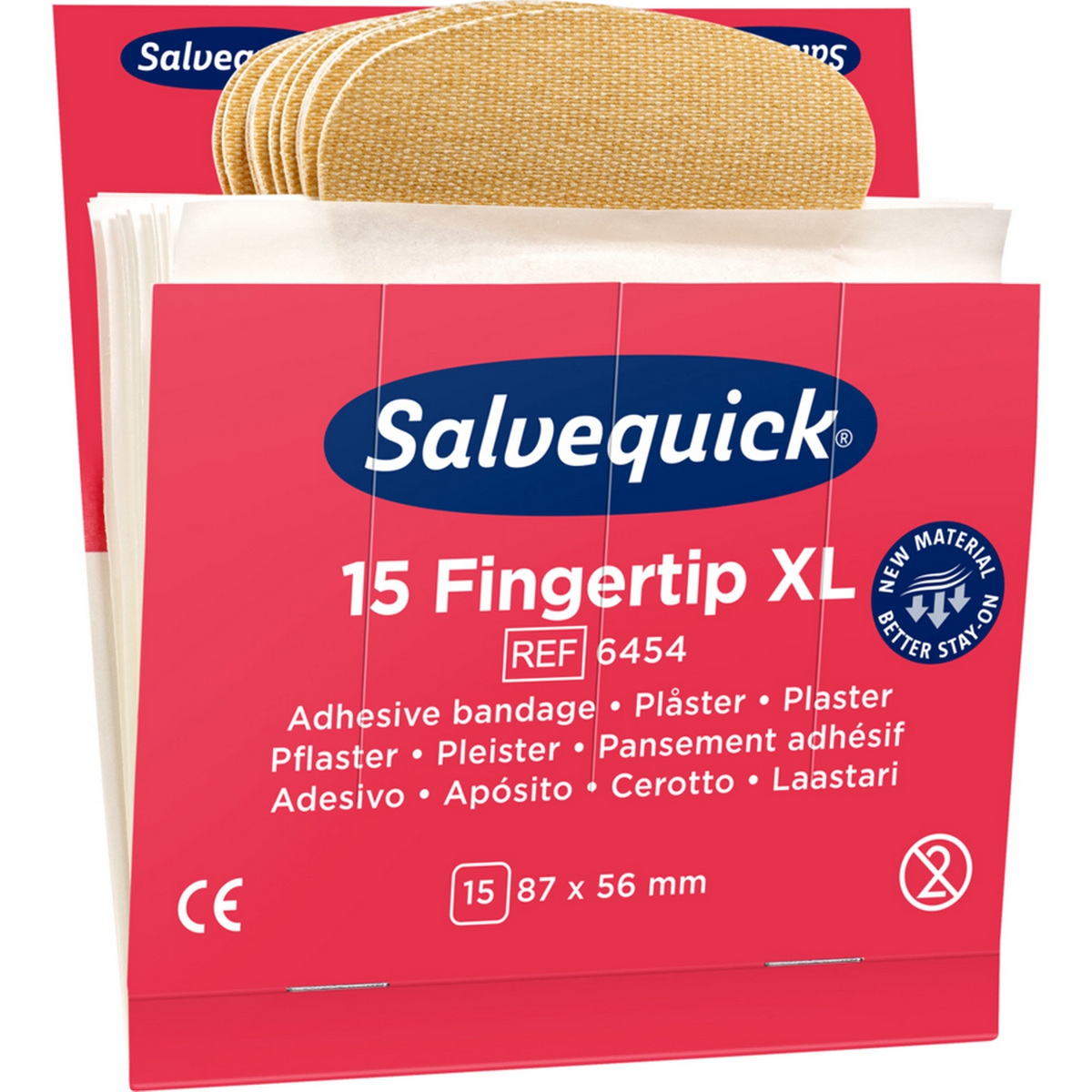 Holthaus Medical Salvequick®-Refill-Einsatz  6454 für Fingerkuppen - 42054