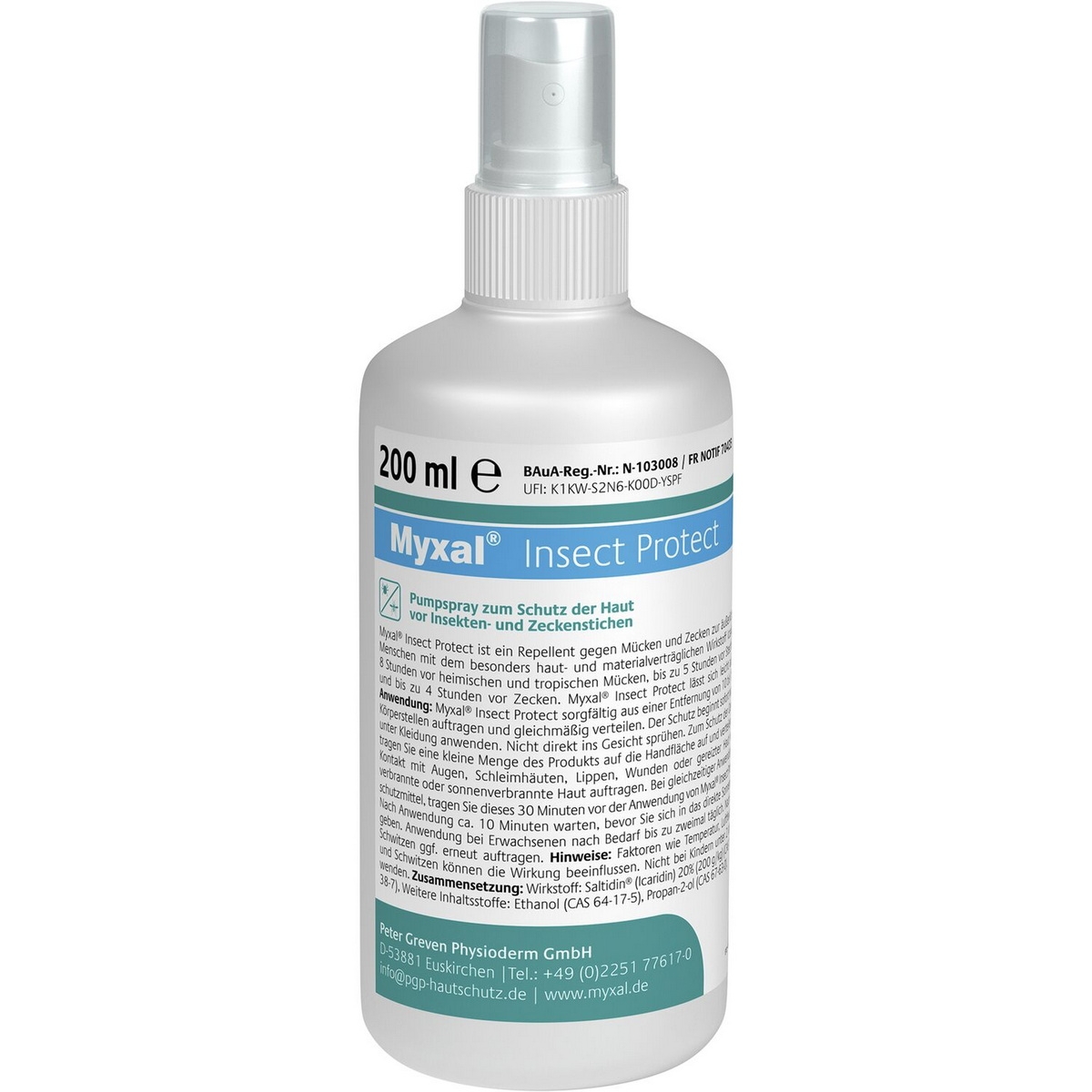Greven Physioderm Lindesa Myxal - MYXAL® INSECT PROTECT 200 ml Pumpflasche