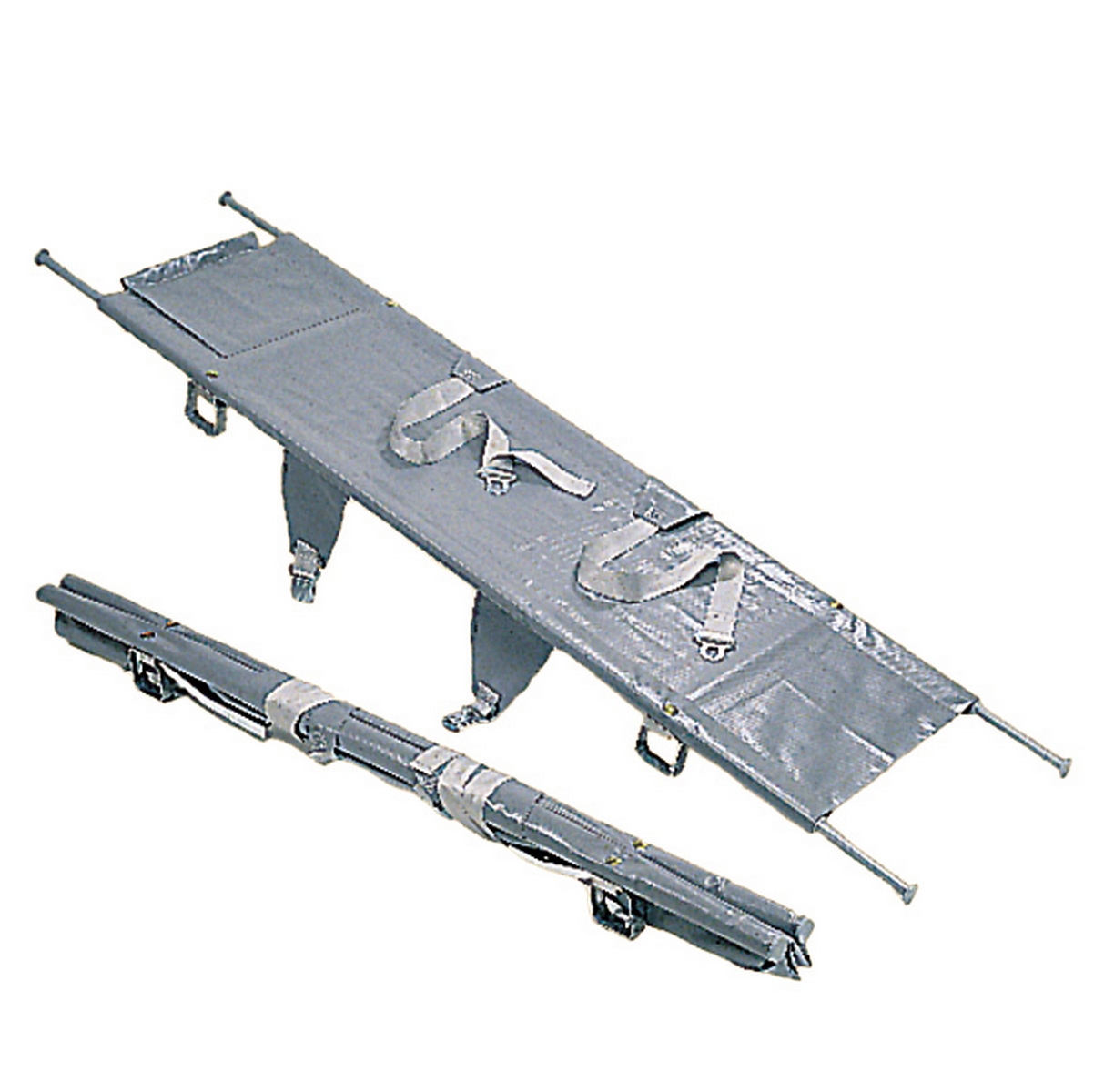 Holzhaus Medical - Krankentrage, einmal zusammenlegbar - Nach DIN 13 024-N.