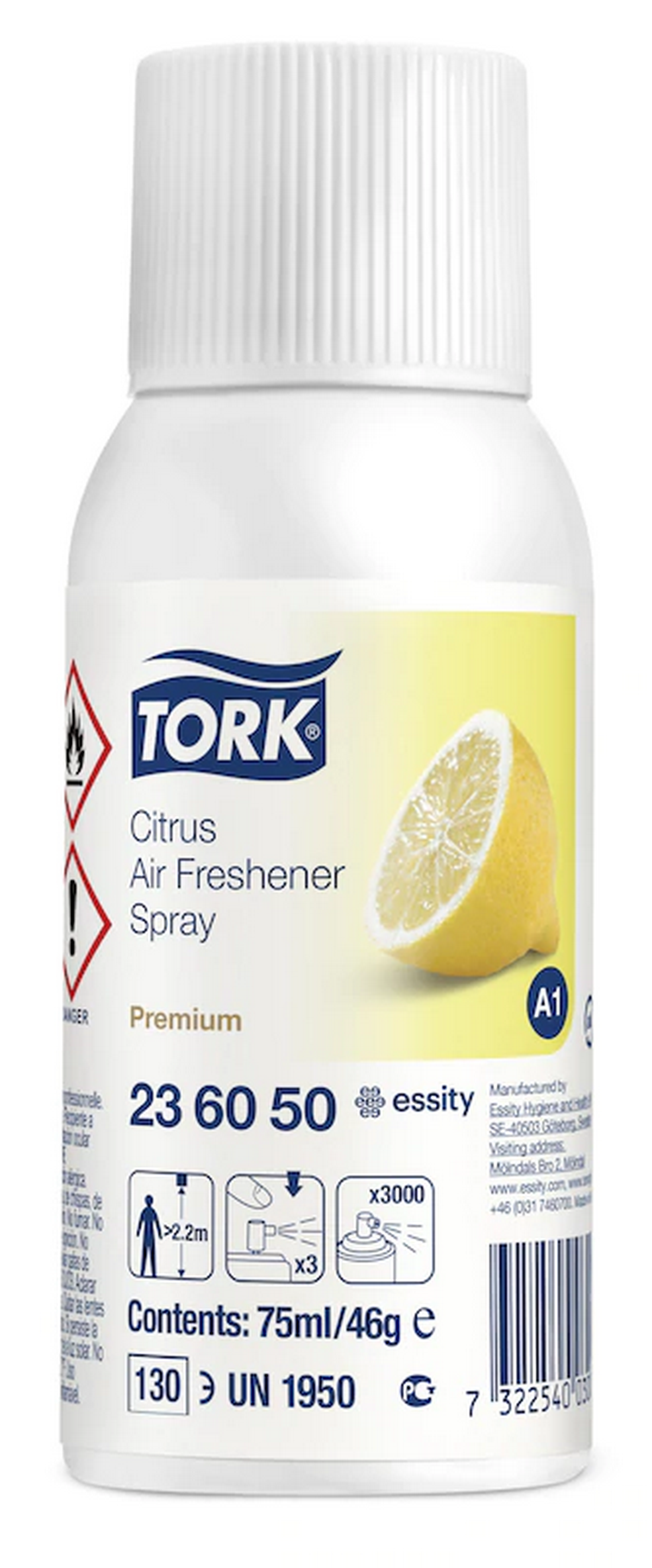 TORK Lufterfrischer Spray mit Zitrusduft - 236050