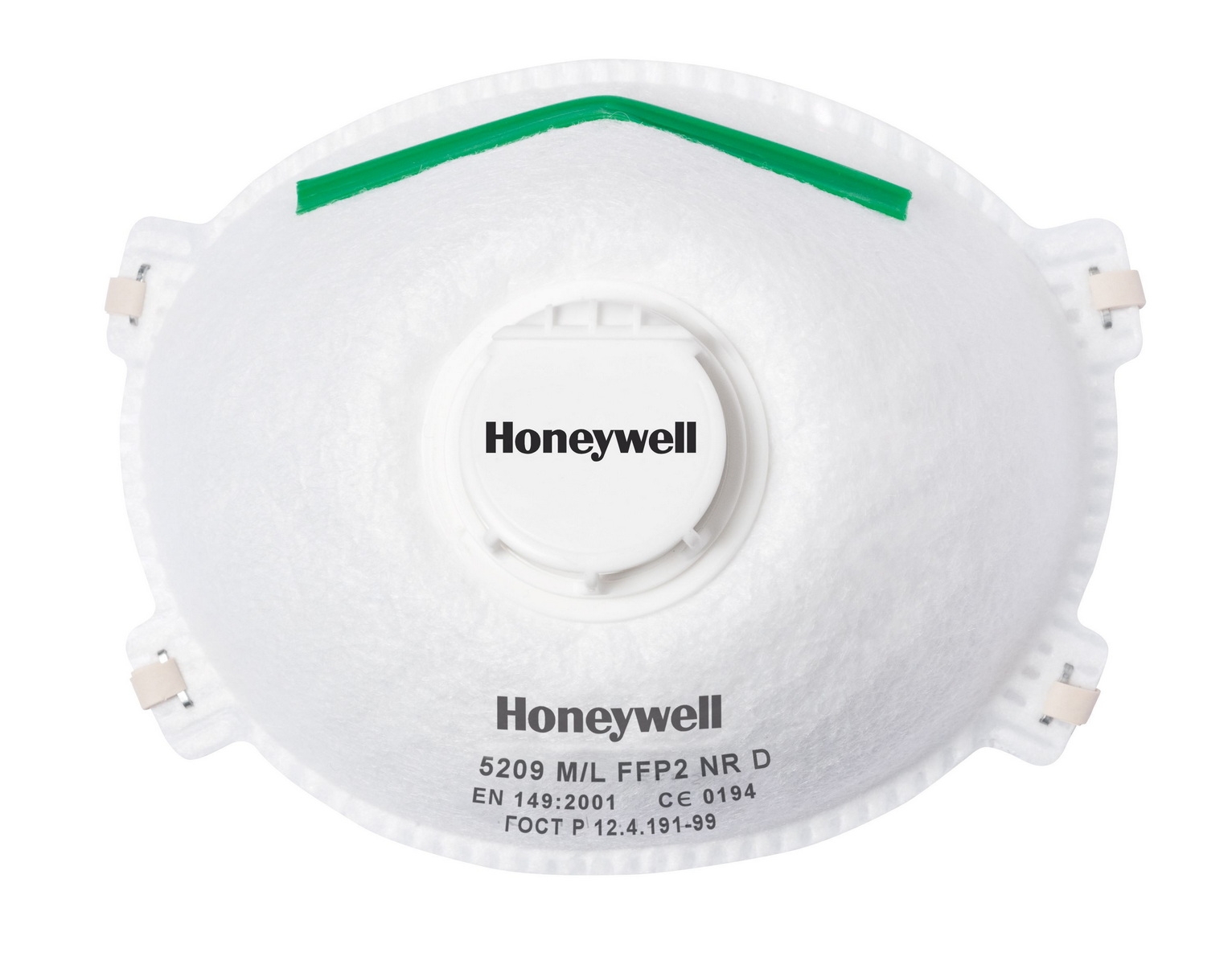 Honeywell Einweg- Feinstaubmaske 5209 mit Ausatemventil - FFP2 NR D V