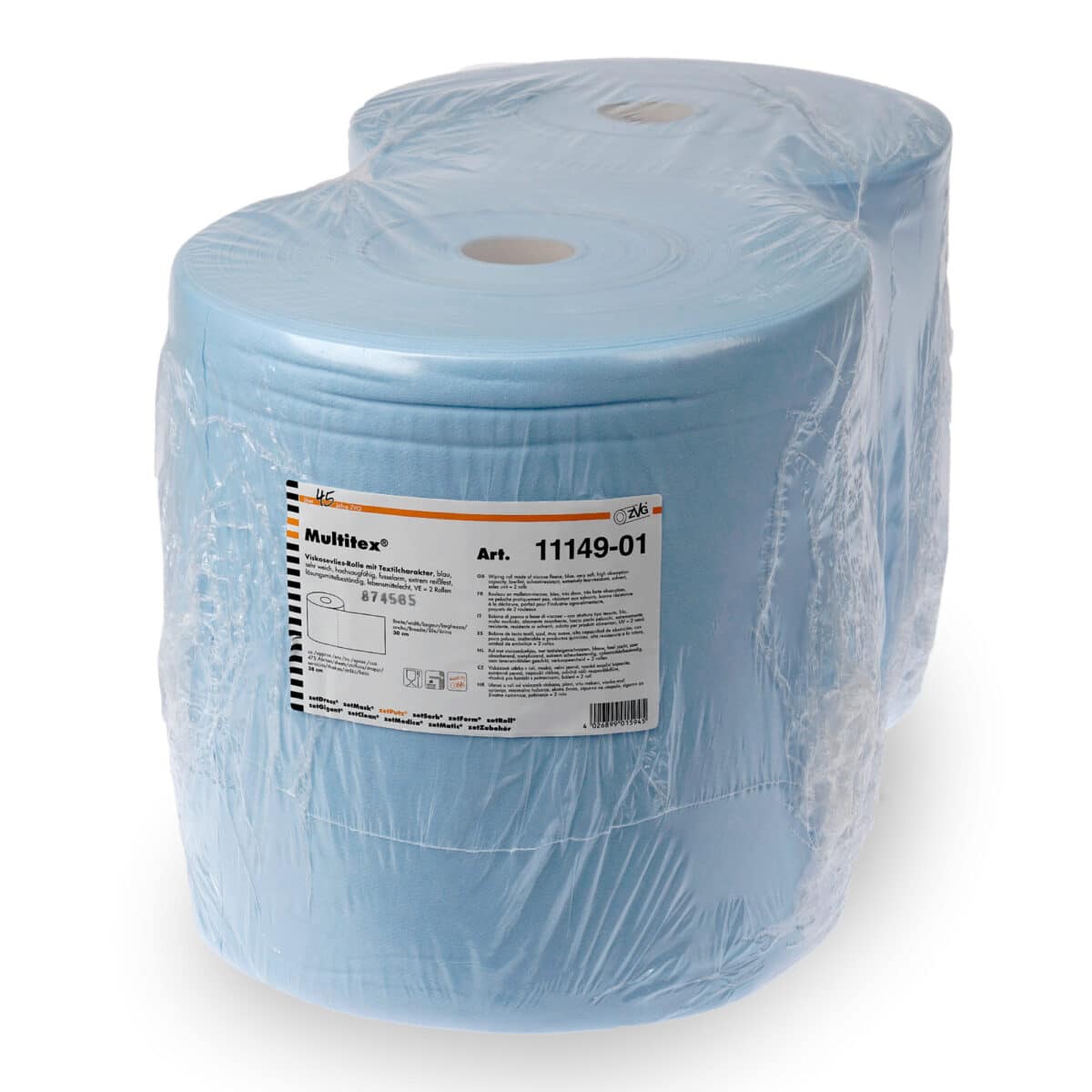 zetPutz® – Multitex® Reinigungstuchrolle, blau, 38 x 30 cm