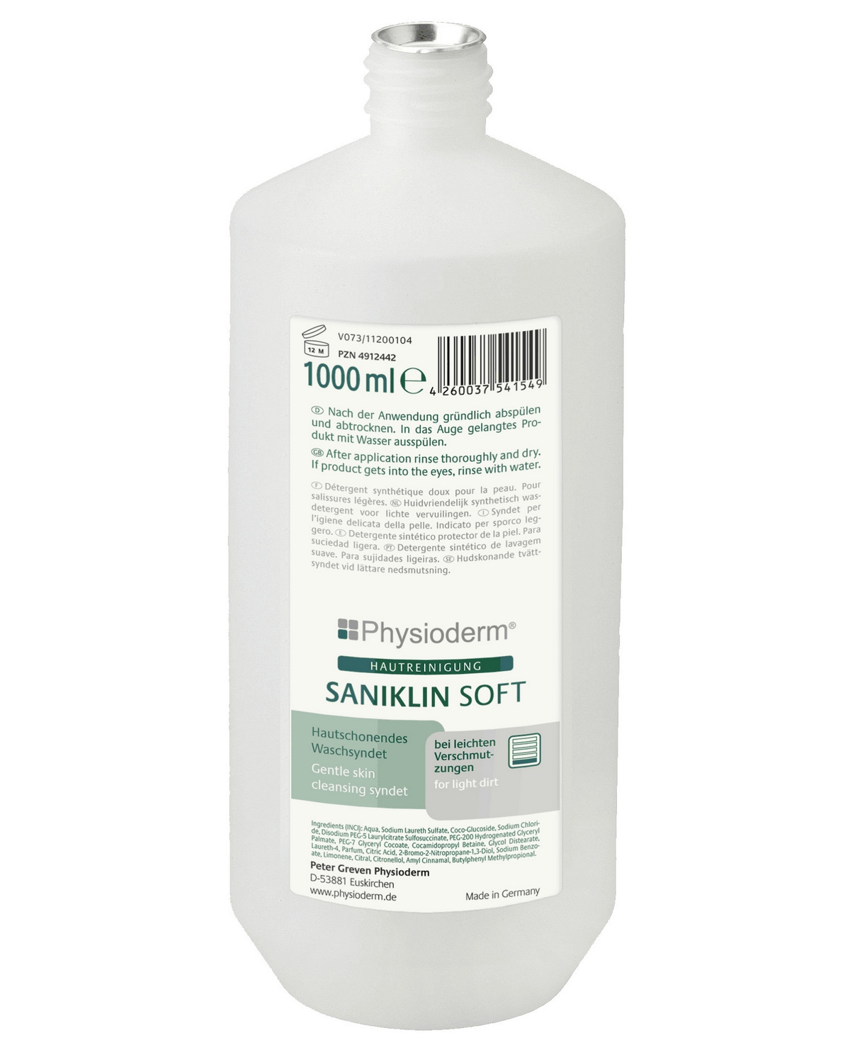 Greven Physioderm Lindesa Myxal - SANIKLIN SOFT 1 L Rundflasche