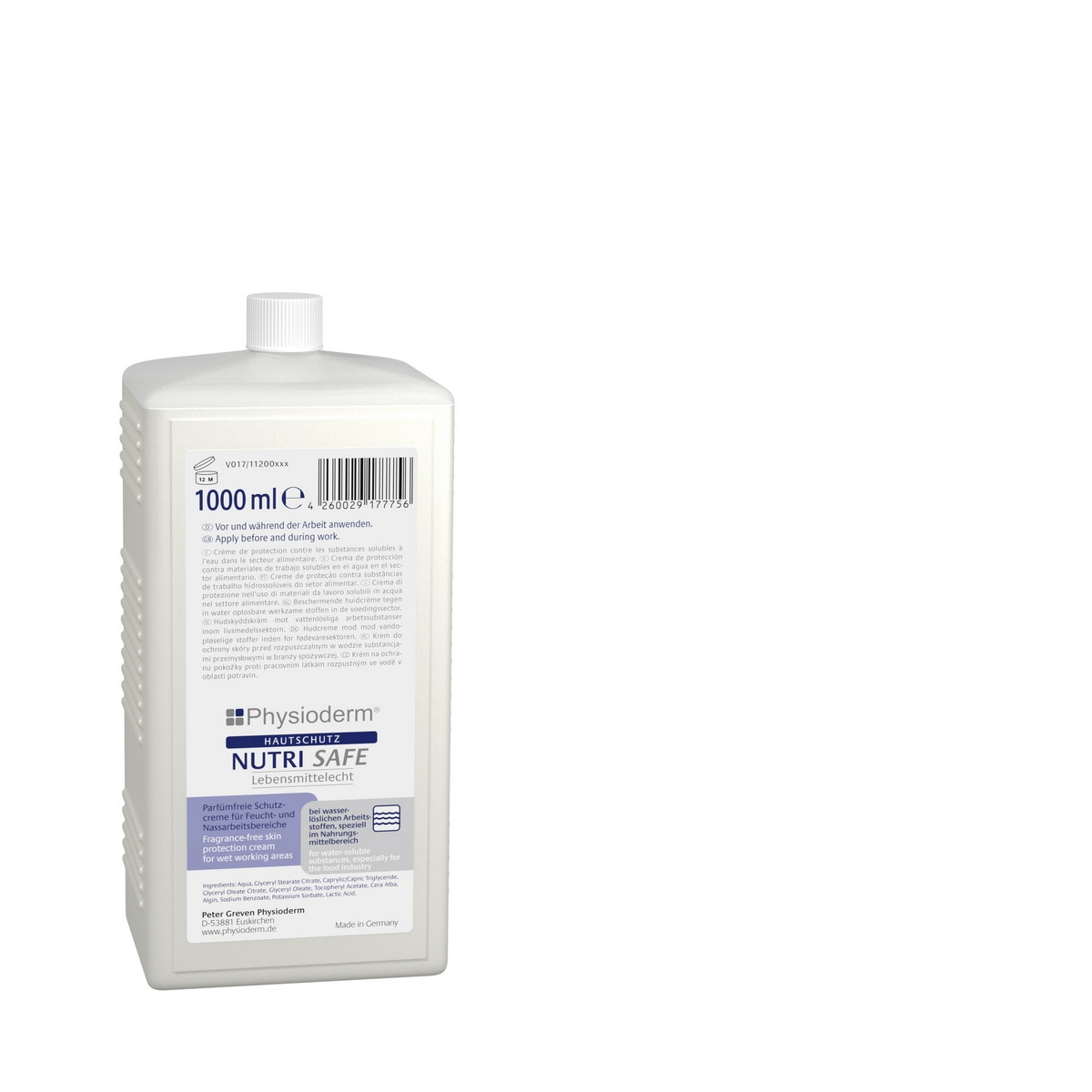 Greven Physioderm Lindesa Myxal - NUTRI SAFE 1 Liter Hartflasche