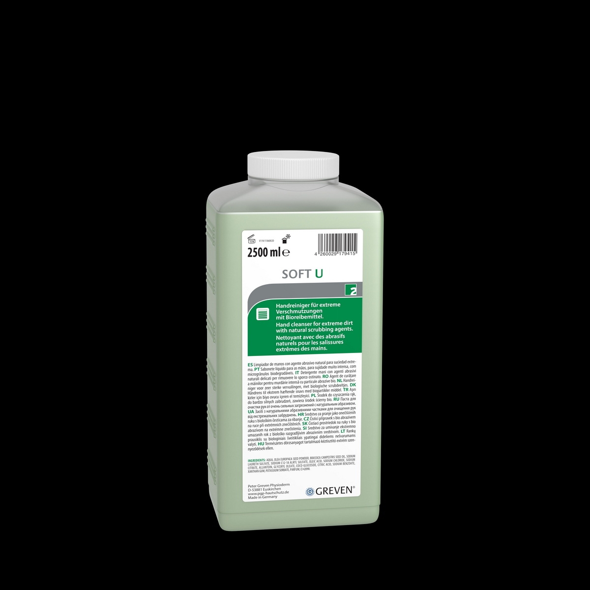 Greven Physioderm Lindesa Myxal - GREVEN® SOFT U 2,5 L Hartflasche