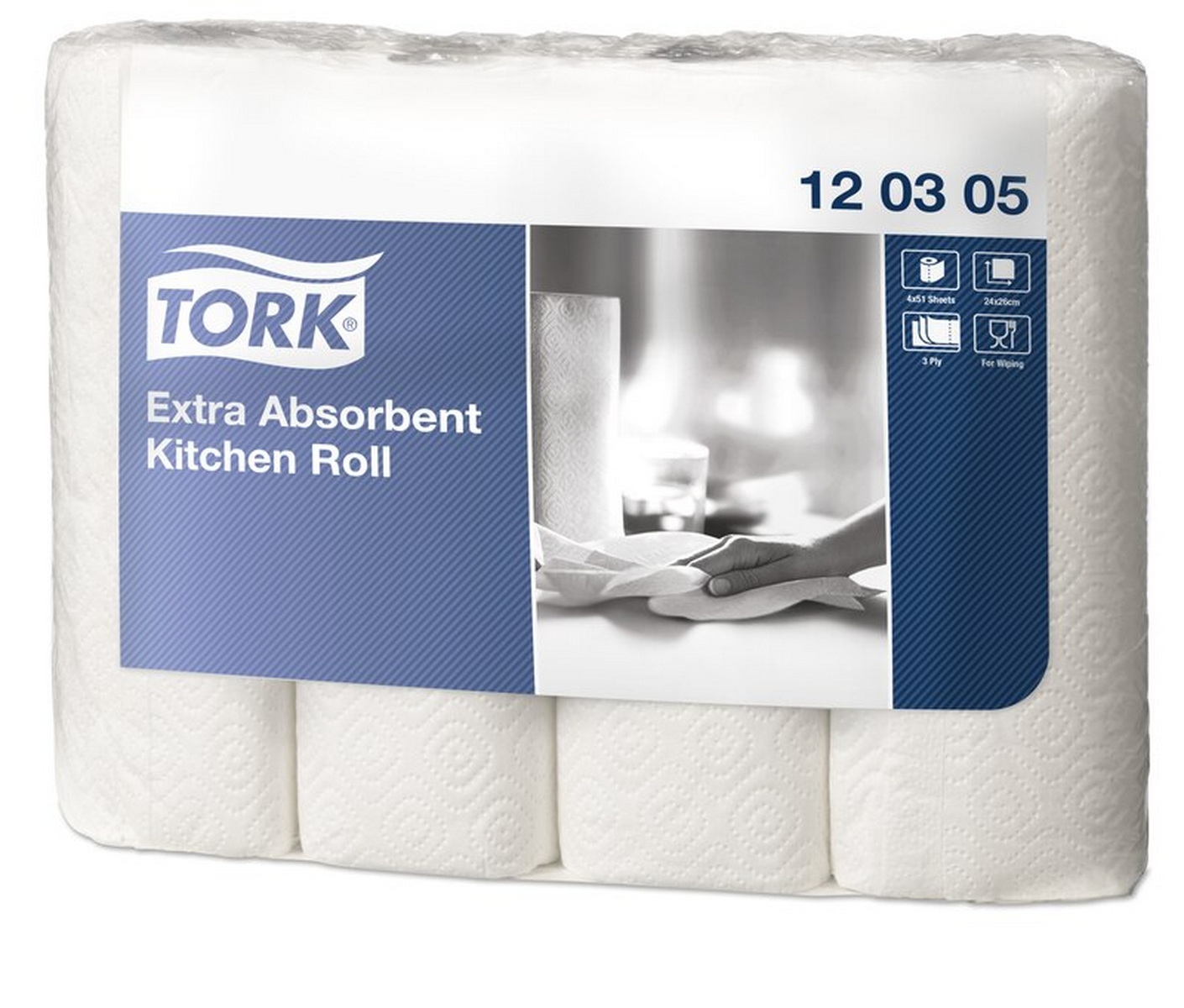TORK Extra Saugfähige Küchenrolle - 120305