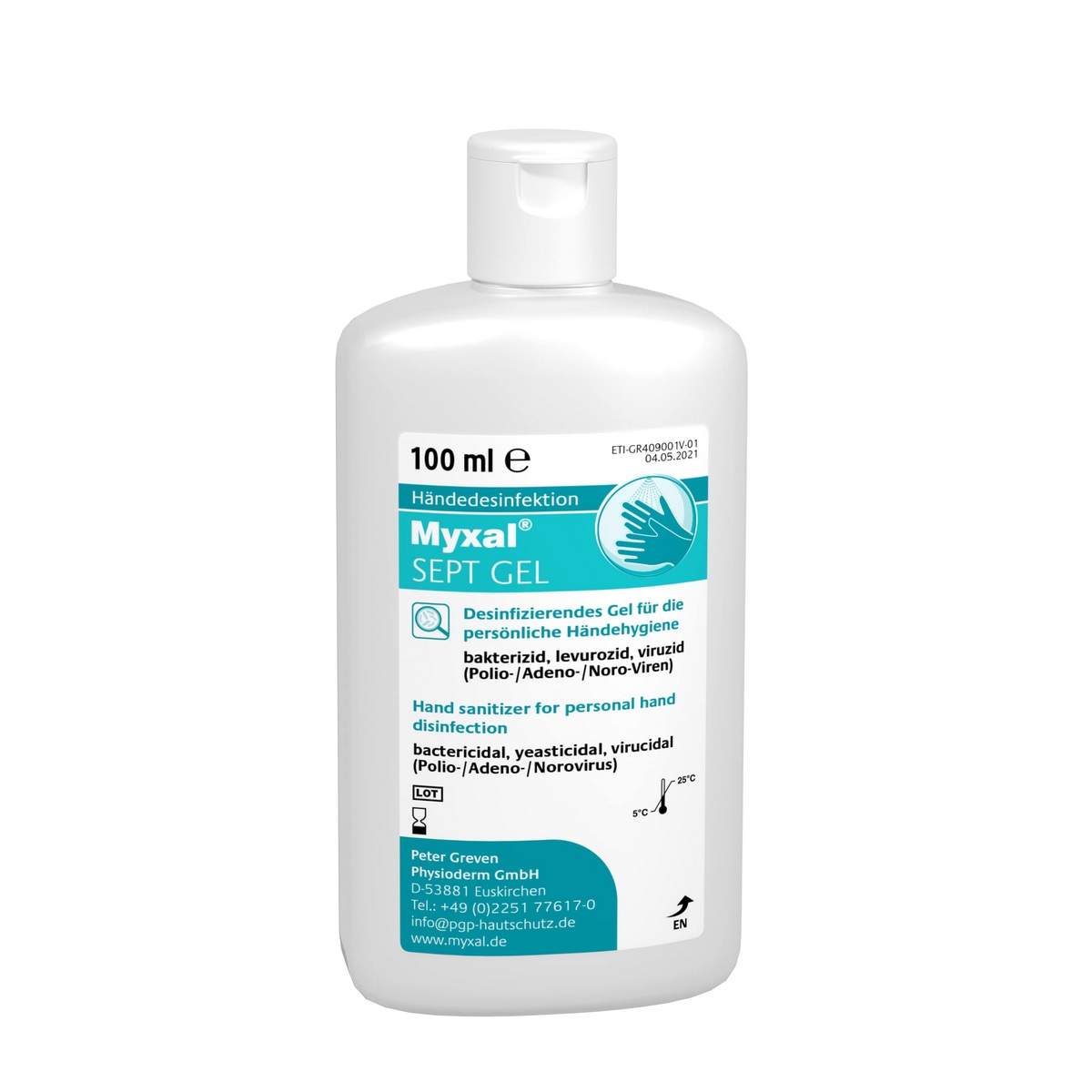 Greven Physioderm Lindesa Myxal - MYXAL® SEPT GEL 100 ml