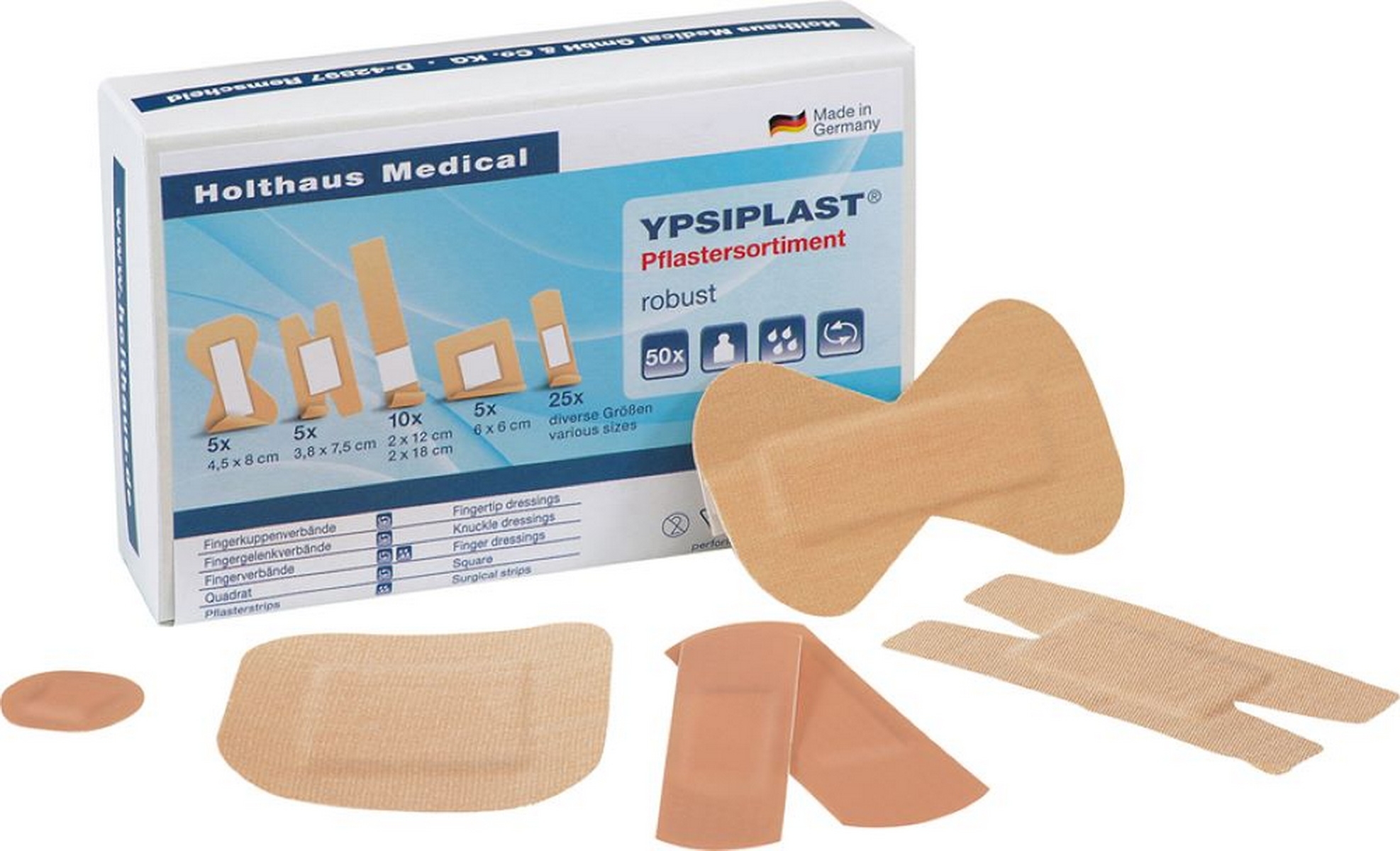 Holthaus Medical - YPSIPLAST® Pflastersortiment robust - 40400