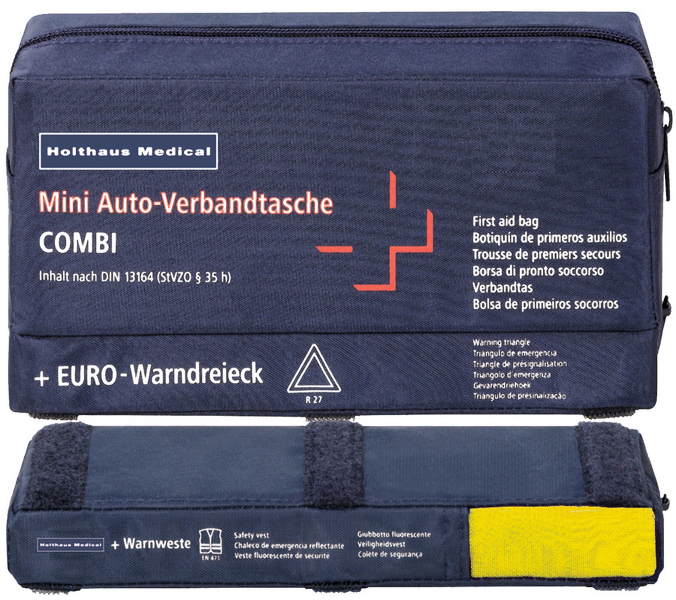 Holthaus Medical Mini 3 in 1 Verbandtasche für KFZ - 62220