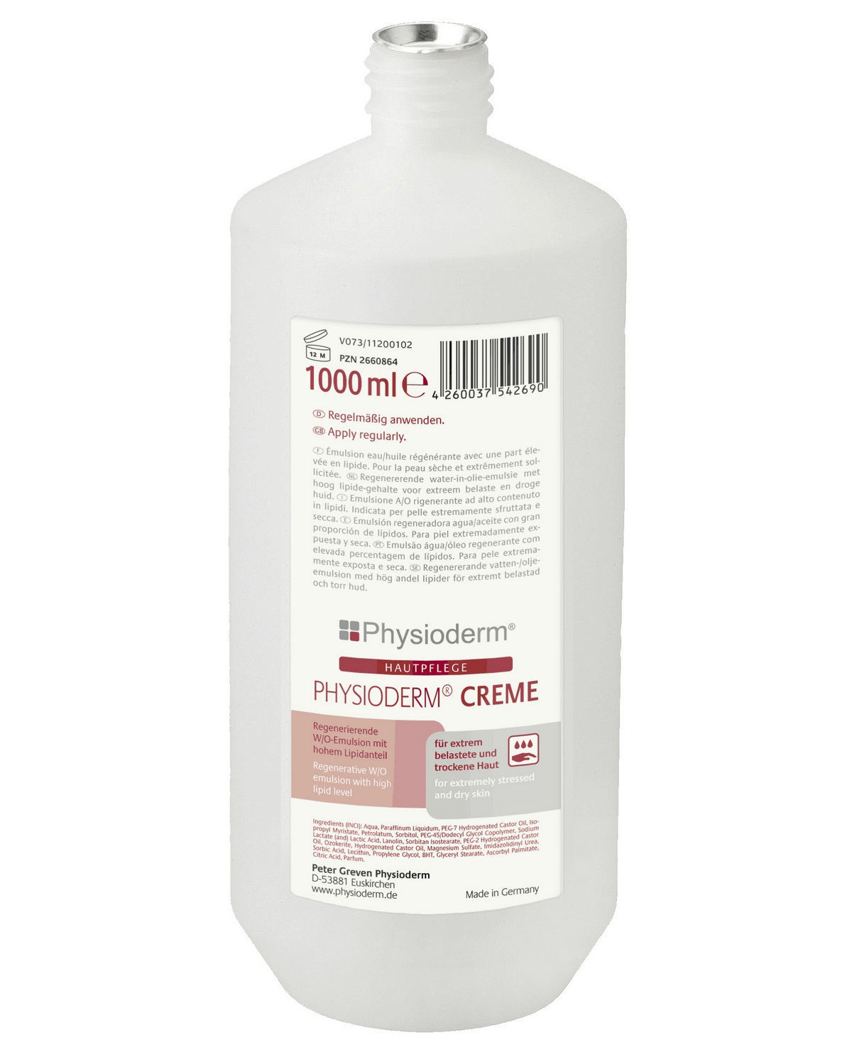 Greven Physioderm Lindesa Myxal - PHYSIODERM® CEME 1 L Rundflasche