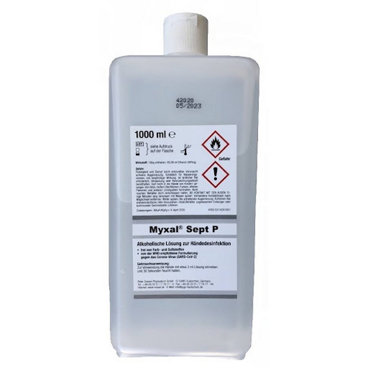 Greven Physioderm Lindesa Myxal - MYXAL® SEPT P 1 Liter Hartflasche