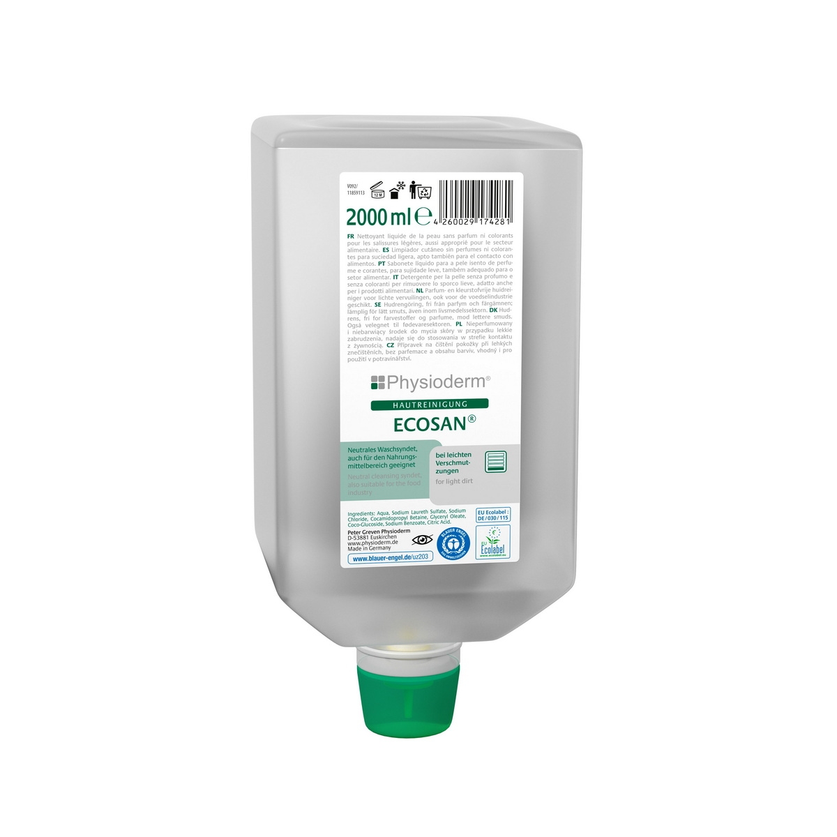 Greven Physioderm Lindesa Myxal - ECOSAN® 2 Liter Varioflasche