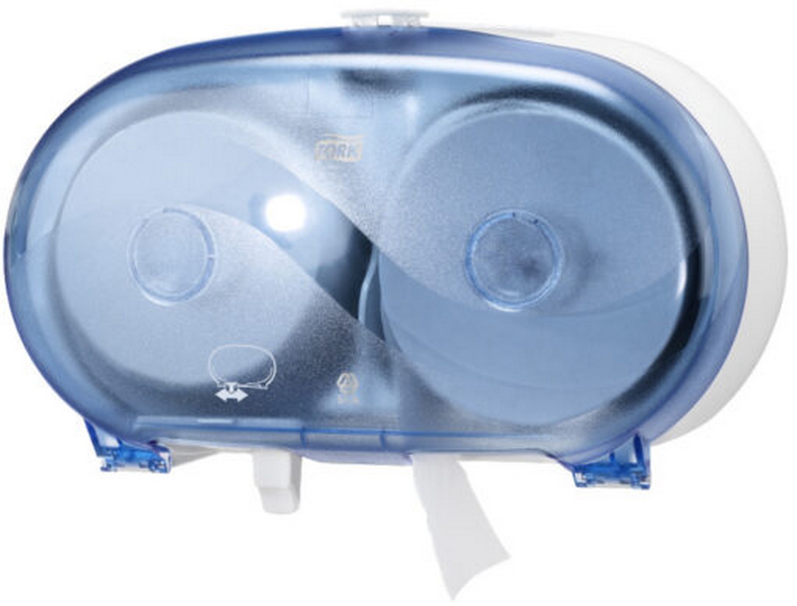 TORK Doppelrollenspender für hülsenloses Midi Toilettenpapier T7 Blau - 472056